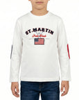 T-shirt manica lunga terry embroidery