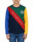 T-shirt manica lunga multicolor