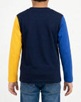 T-shirt manica lunga multicolor