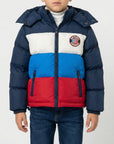 Giubbotto in nylon e polyestere