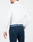 Camicia popeline collo francese