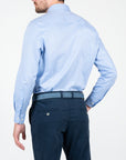 Camicia oxford con ricamo alloro e numero 5