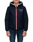 Giubbino K-way nylon con cappuccio