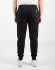 Pantalone felpato in pile con patch della bandiera americana cucita sulla tasca posteriore