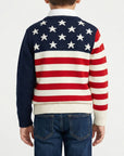 Girocollo finezza 5 bandiera americana