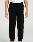 Pantaloni con logo stampato inside brushed