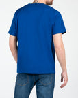 T-shirt basic con logo ricamato