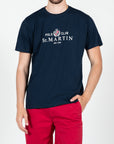 T-shirt basic con logo stampato