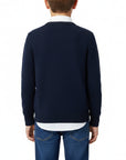 Cardigan finezza 7 con applicazione alloro lato cuore