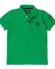 Polo basic con logo ricamato