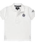 Polo basic con logo ricamato