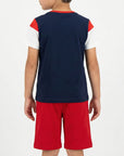 Set t-shirt e bermuda jersey