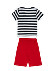 Set t-shirt e bermuda jersey
