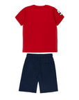 Set t-shirt e bermuda jersey
