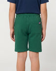 Bermuda felpa con logo stampato french terry