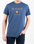 T-shirt badge con stampa centrale