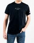 T-shirt basic maniche corte con logo ricamato