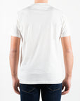 T-shirt con stampa centrale tono su tono