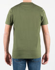 T-shirt in jersey con stampa centrale