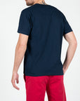 T-shirt in jersey con stampa centrale