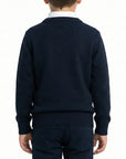Maglia con intarsio jacquard