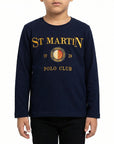 T-shirt in jersey con ricamo