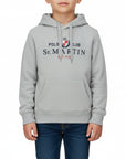 Felpa con cappuccio e stampa logo inside brushed