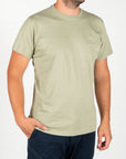 T-shirt con taschino logo ricamato