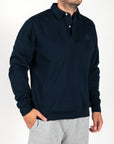 Felpa taglio polo french terry