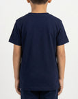 T-shirt maniche corte con stampa logo multicolor