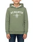Felpa con cappuccio con ricamo logo french terry