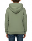 Felpa con cappuccio con ricamo logo french terry