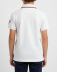 Polo special con logo stampato all over