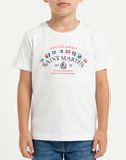 T-shirt maniche corte con logo stampato