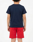 Set t-shirt e bermuda jersey