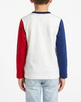 T-shirt maniche lunghe con stampa logo