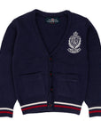 Cardigan finezza 7 con toppe