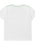 T-shirt jersey con stampa windsurf multicolor