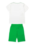 Jersey t-shirt and shorts set with windsurfing print