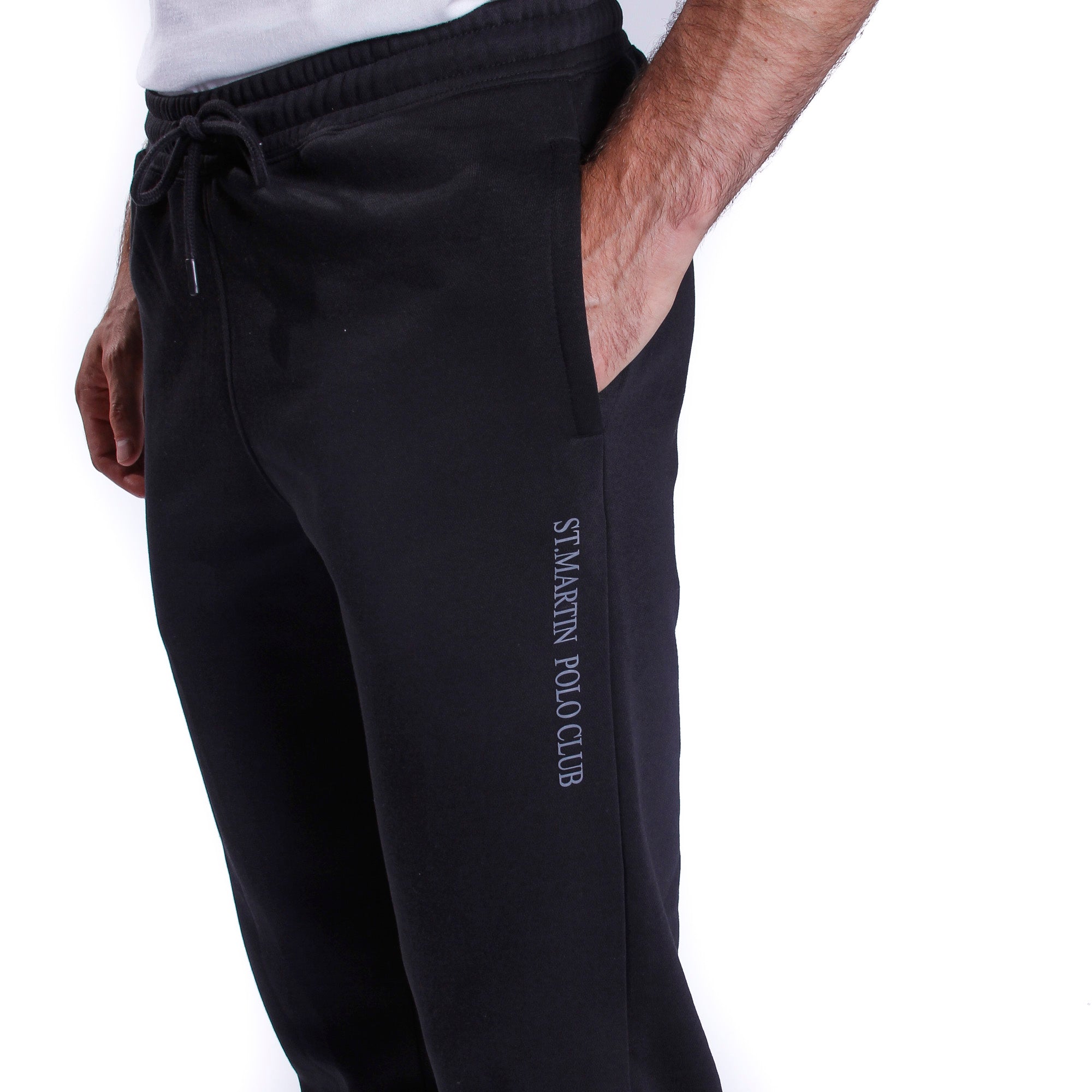 Pantaloni con stampa logo inside brushed