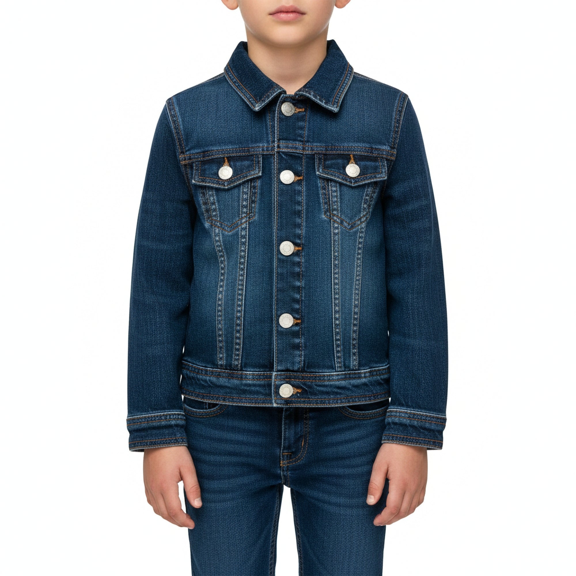 Giubbino in jeans stone washed