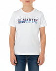 T-shirt jersey di cotone con  logo sailing