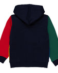 Multicolor hooded sweatshirt