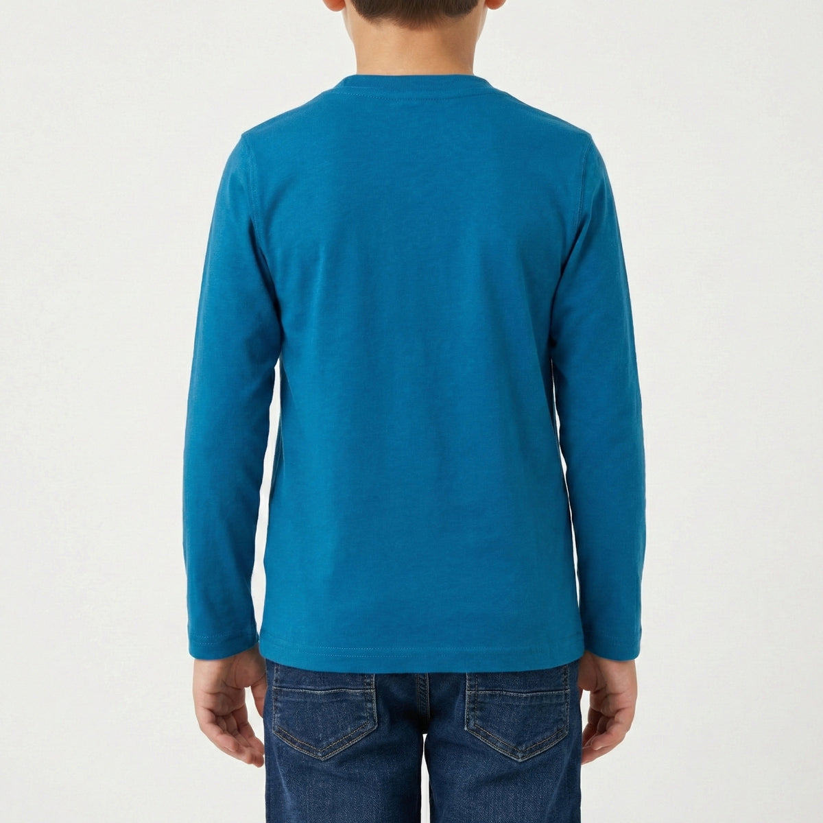 T-shirt manica lunga con stampa logo