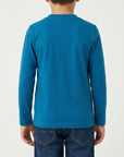 T-shirt manica lunga con stampa logo