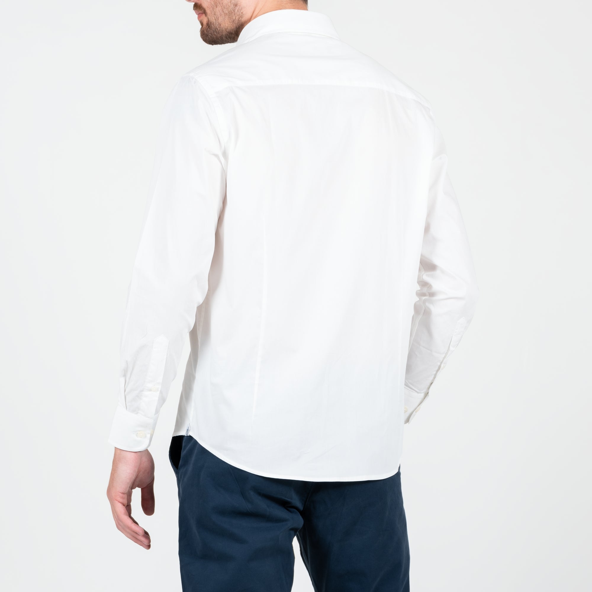 French collar poplin shirt