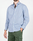 Camicia righe collo francese