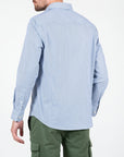 Camicia righe collo francese