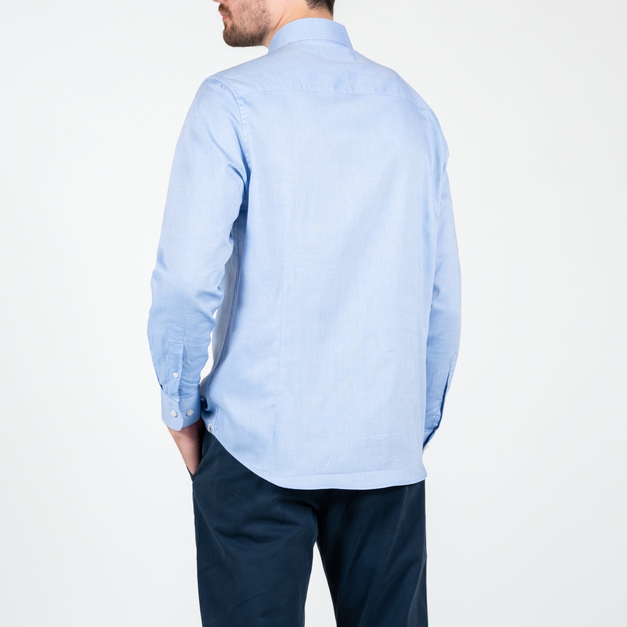 Oxford shirt with laurel embroidery