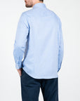 Camicia oxford con ricamo alloro e numero 5